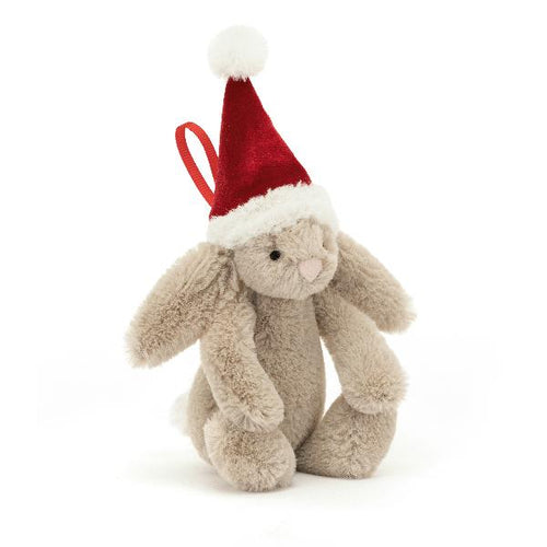 Jellycat Bashful Christmas Bunny Decoration - Front & Company: Gift Store