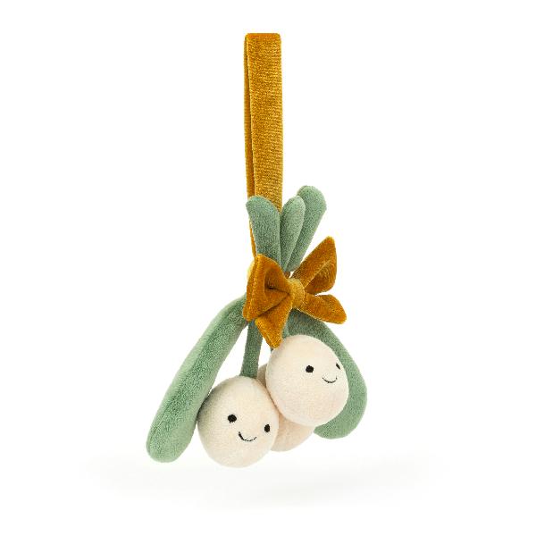 Jellycat Amuseable Cream Mistletoe  - Discontinued in 2024