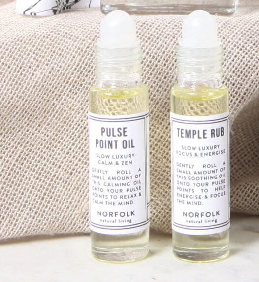 FOCUS & UNWIND: Pulse Point Oil or Temple Rub