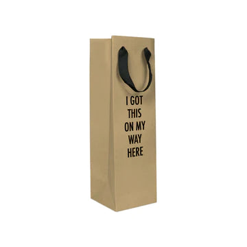 Way Here Wine Bag - Front & Company: Gift Store