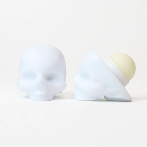 Skull Lip Balm - Vanilla (White) - Front & Company: Gift Store