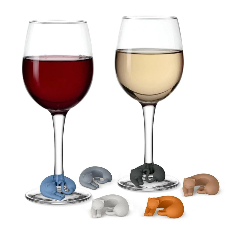 WINE LIVES DRINK MARKERS SET OF 6