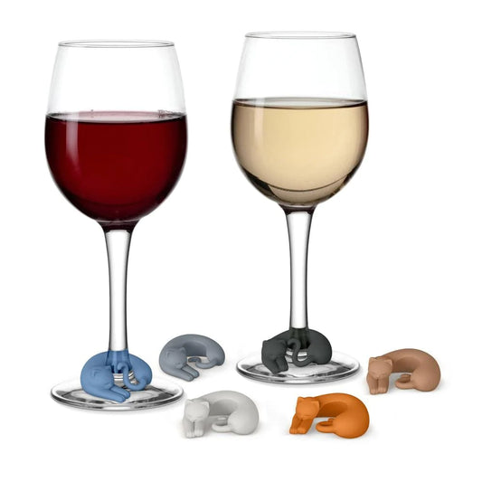 WINE LIVES DRINK MARKERS SET OF 6