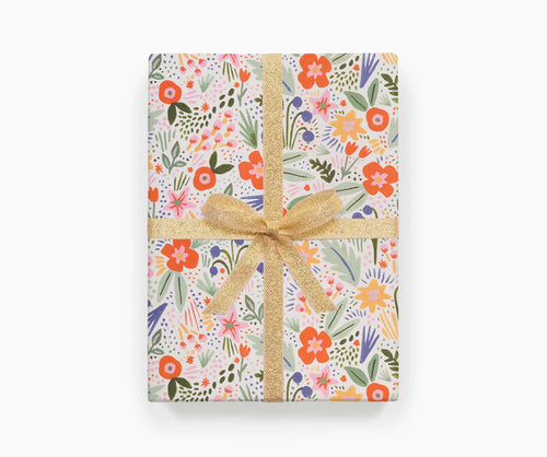 Rifle Paper Co - Fiesta Wrapping Sheets Roll of 3 - Front & Company: Gift Store