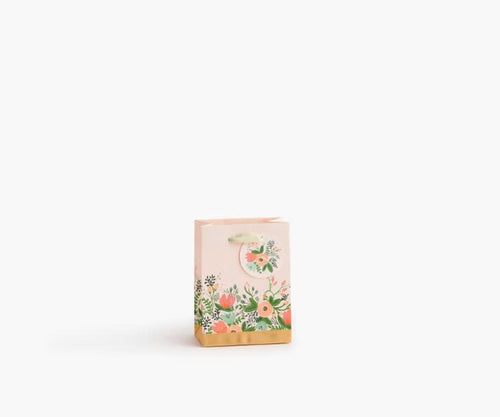 Rifle Paper Co - Wildflower Small Gift bag - Front & Company: Gift Store