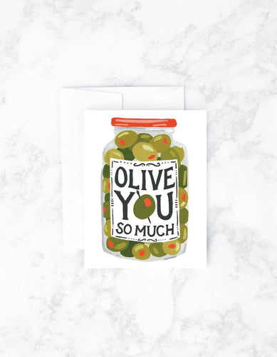 Olive You Card - Front & Company: Gift Store
