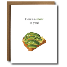 Load image into Gallery viewer, Avocado Toast To You Celebration Card
