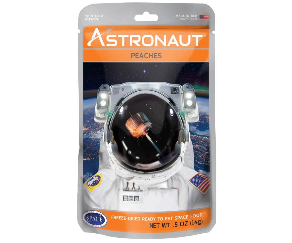 Astronaut Freeze Dried Fruit, Peaches