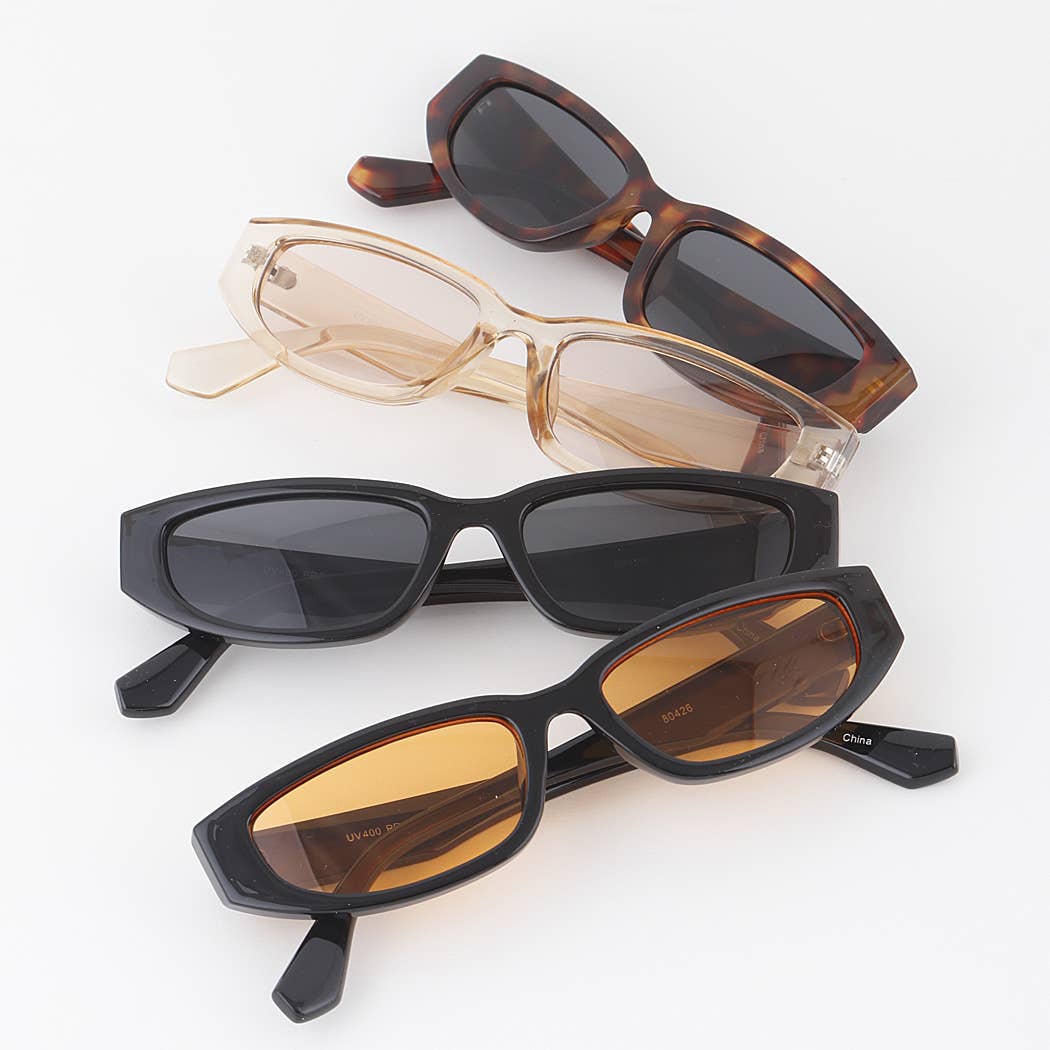 Retro Tinted Bar Sunglasses