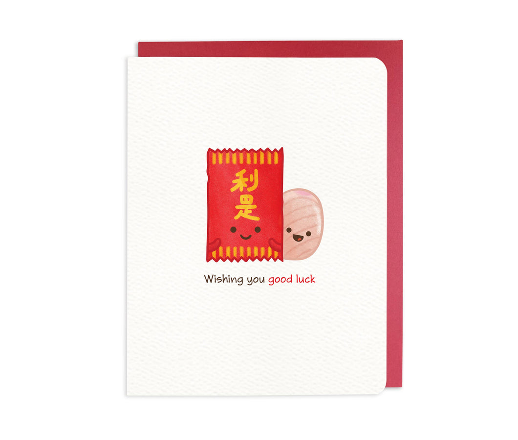 Wishing You Good Luck – Chinese Lucky Candy card