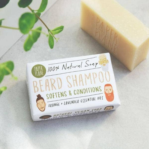 Beard Shampoo -  100% Natural Vegan Solid Shampoo - Front & Company: Gift Store