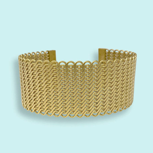 Gold Mesh Cuff - Front & Company: Gift Store