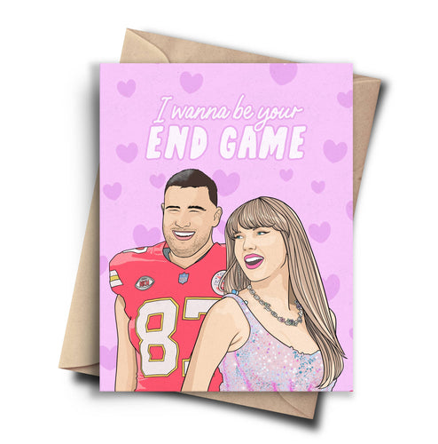 Taylor Swift Travis Kelce Valentine - Funny Anniversary Card - Front & Company: Gift Store