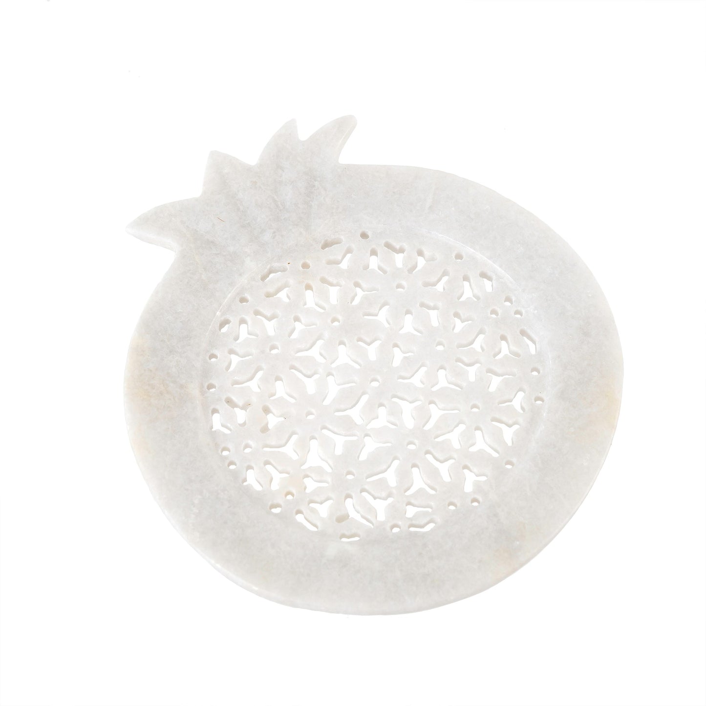 Pomegranate Mrbl Soap Dish Lg