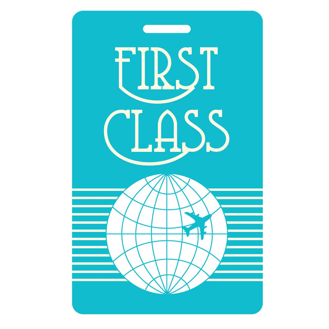 First Class Luggage Tag
