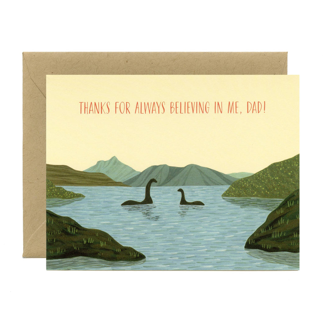 Loch Ness Father's Day Card
