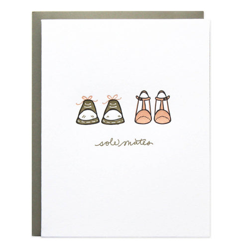 Sole Mates Greeting Card - Front & Company: Gift Store
