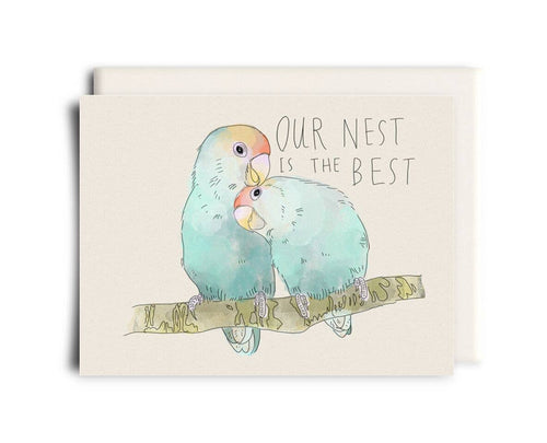 Our Nest Is The Best | Love Greeting Card - Front & Company: Gift Store