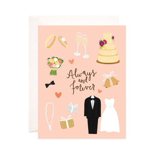 Just Married Greeting Card - Wedding Card, Gift - Front & Company: Gift Store