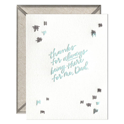Always There Dad - Father's Day card - Front & Company: Gift Store