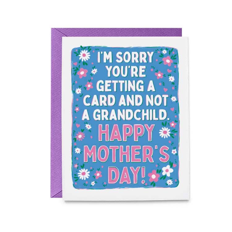 No Grandchildren Mother's Day Card