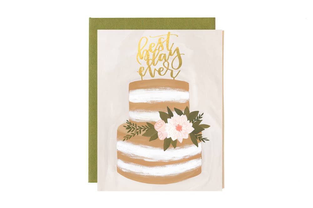 Wedding Best Day Ever Greeting Card