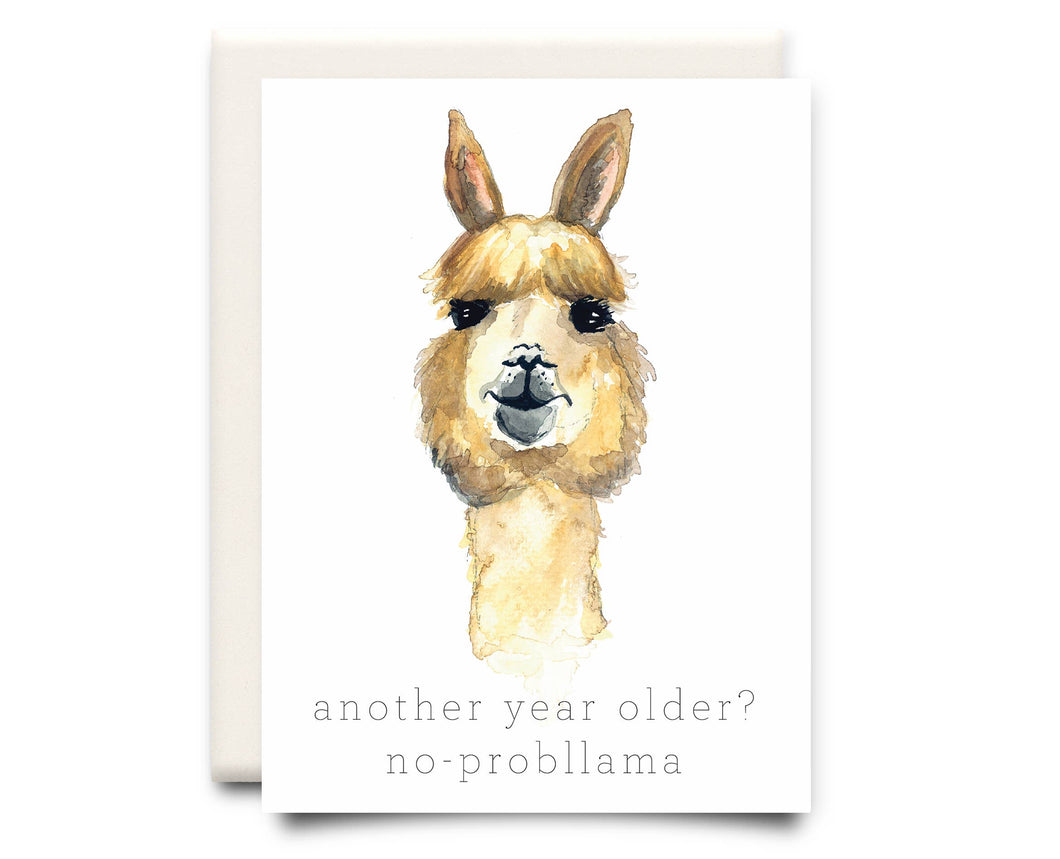 No Probllama | Birthday Greeting Card