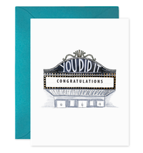 Load image into Gallery viewer, Congrats Marquis | Congratulations Greeting Card
