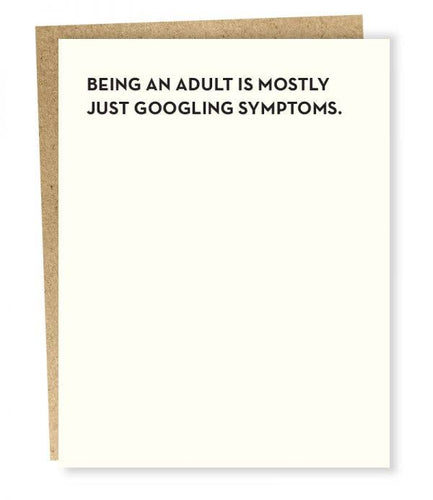 #931: Symptoms Card - Front & Company: Gift Store