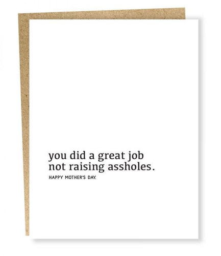 #968: Great Job (mother) Card - Front & Company: Gift Store