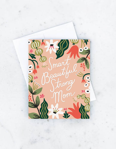 Smart Beautiful Strong Card - Front & Company: Gift Store