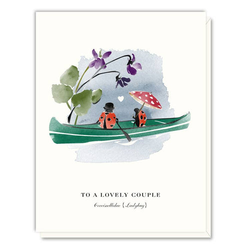Ladybug Couple Anniversary Card - Front & Company: Gift Store