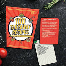 Load image into Gallery viewer, 100 Takeaway Recipe Cards
