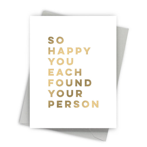 Your Person – Wedding Greeting Cards - Front & Company: Gift Store