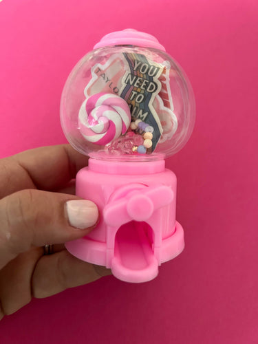 Bubble Gum Machine Taylor Mini Sticker Gift (Limited Supply) - Front & Company: Gift Store