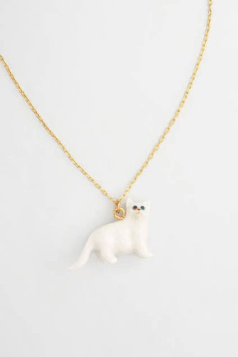 Tiny Persian Cat Necklace - Front & Company: Gift Store