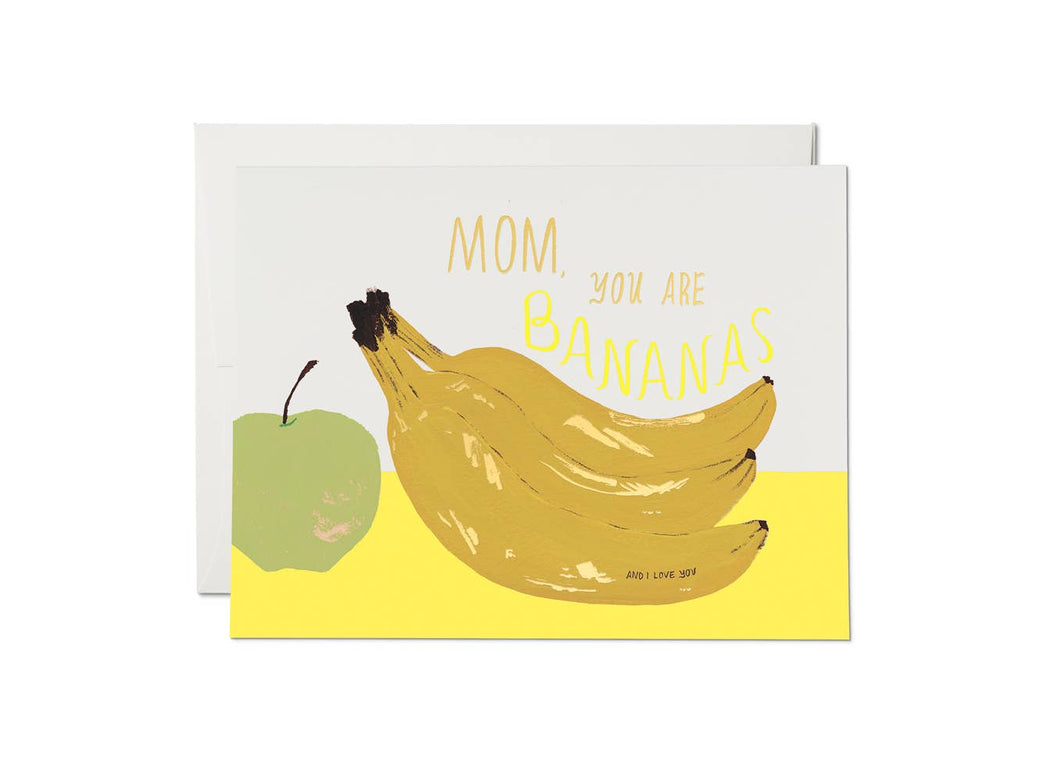 You Are Bananas Mother's Day greeting card