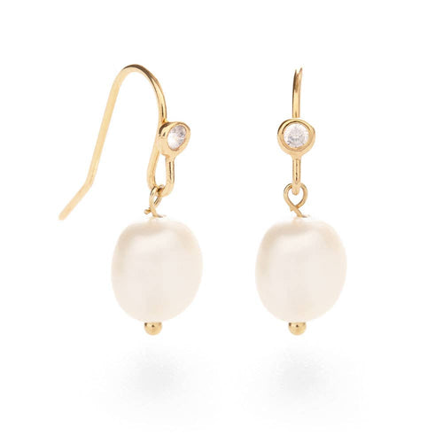 Pearl Drop Earrings - Front & Company: Gift Store
