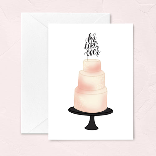 Wedding Day Greeting Card For Like Ever Wedding Cake Topper - Front & Company: Gift Store