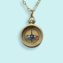 Load image into Gallery viewer, Tiny Compass Necklace
