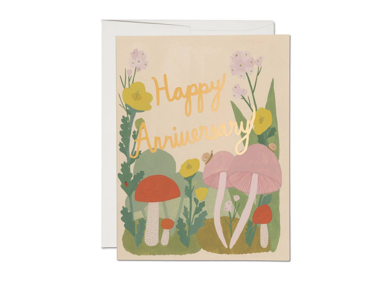 Woodland Anniversary greeting card