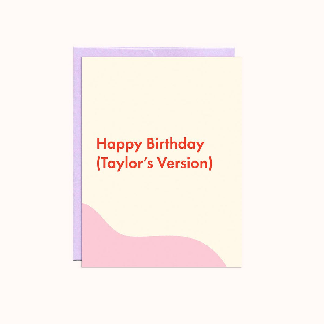Birthday (Taylor's Version) | Birthday Card