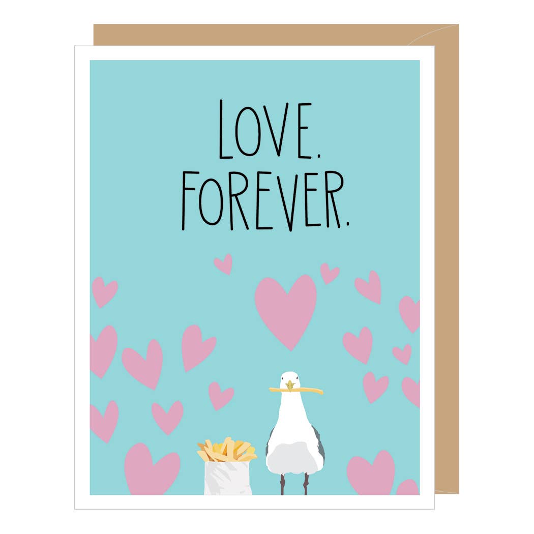 Seagull Love Forever Love Card