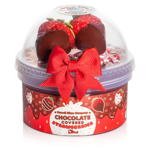 Chocolate Covered Strawberries Glossy Slime - Front & Company: Gift Store