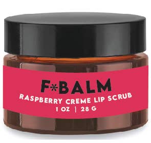 Raspberry Creme Exfoliating Sugar Lip Scrub - Front & Company: Gift Store