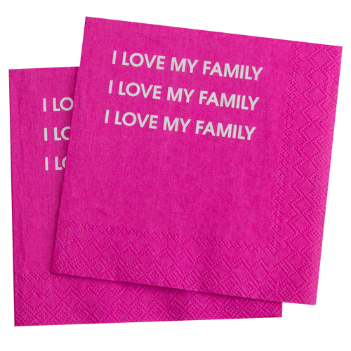 I Love My Family - Cocktail Napkins - Front & Company: Gift Store