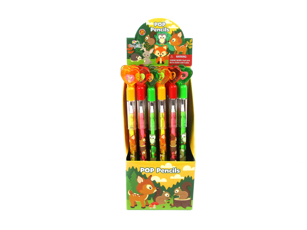 Woodland Animals Critters Multi-Point Pencil