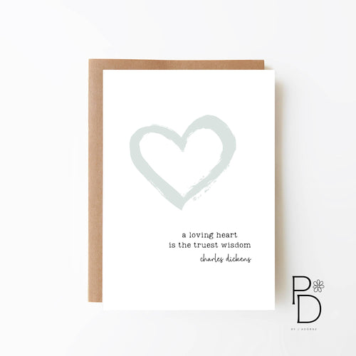 Green Heart Card - Front & Company: Gift Store