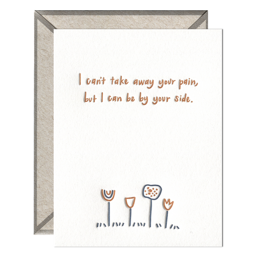 By Your Side Flowers - Sympathy card - Front & Company: Gift Store