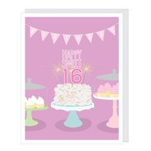 Load image into Gallery viewer, Sweet Sixteen 16th Birthday Card
